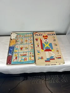 Walt Disney BABES IN TOYLAND Spielfliesen Halsam Vintage 1960 Retired Set No. 24 - Bild 1 von 9