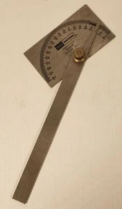 Sears Craftsman Protractor Stainless Steel 9-4029 Vintage ADV1 - Bild 1 von 6