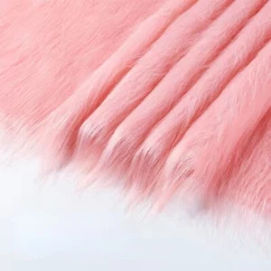 Faux Fur Fabric Long Plush Fluffy Cloth Soft Costume DIY Sewing Craft 19" X 70" - Picture 1 of 23