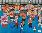 Mike Tyson Nintendo Punch Out Signed 11x14 Photo Tyson Exclusive Hologram 3 Blue