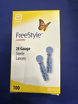 Ланцеты фристайл Abbott 2 упаковки по 100 шт. 100x2=200 - Изображение 1 из 2