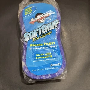 Armaly Auto Show Soft Grip Wash Sponge Estracell-S 8.5" x 4.75 x 2.5 Blue - Picture 1 of 2