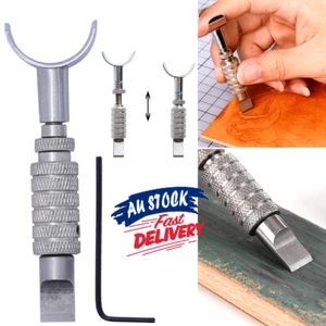 Swivel Leather Adjustable Carving Knife Leather craft ToolCut Blade Working - Picture 1 of 11