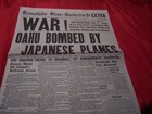 Honolulu Star-Bulletin Newspaper Attacked Pearl Harbor December 7, 1941