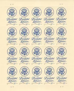 2005 Presidential Libraries 37¢ Stamp Sheet MNH, Scott #3390 - Picture 1 of 2