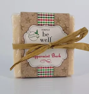 Natural Plant Based Moisturizing 5 oz Soap Simply Be Well Peppermint Bark NIP - Picture 1 of 3