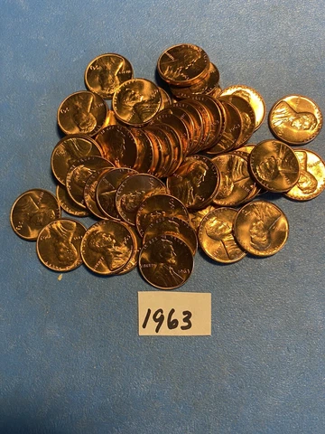 BU 1963 Lincoln Cent Roll Cover