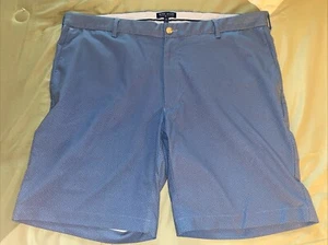 Peter Millar Mens Golf Shorts Crown Crafted Blue White Dots Size 40 - Picture 1 of 7