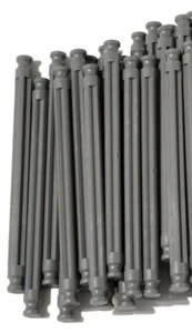 Cantidad 10 ~ K'nex Gris Varillas Cortas, 1 1/4" Micro Repuestos - Imagen 1 de 1