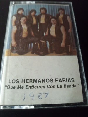 Los Hermanos Farias "Que Me Entierren Con La Banda" 1987 Cassette Tape Tested  - Image 1 of 4
