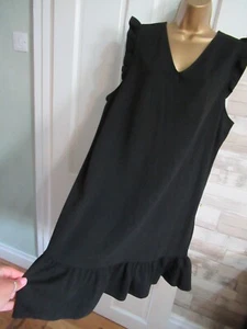 C&A ● size XL 20 ● black smart smock tunic dress womens ladies - Picture 1 of 4