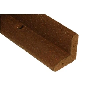 4 ft. Brown Rubber Landscape Edging Garden Border Flexible No-Digging (6-Pack) - Picture 1 of 12