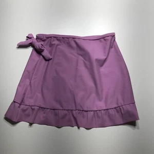 Unbranded Active Skirt Girls Size 20 Inches Waist Lilac Faux Wrap Gymnastic - Picture 1 of 11