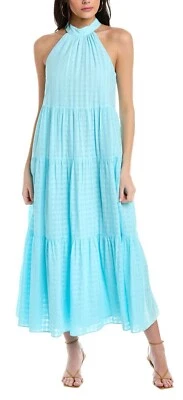 Óculos de sol Trina Turk em camadas vestido maxi sem mangas forrado turquesa tamanho G *US$ 358 - Imagem 1 de 4