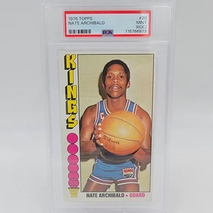 1976-77 Topps Basketball #20 PSA 9 (OC) Nate Archibald Kings NBA HOF FRESH DALLE ! - Photo 1/2