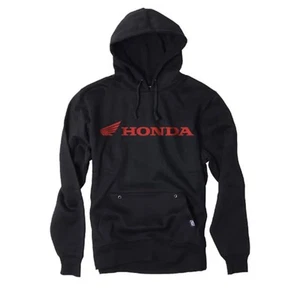 HONDA WING HORIZONTAL LOGO PULLOVER HOODIE / BLACK (XL) - Picture 1 of 1