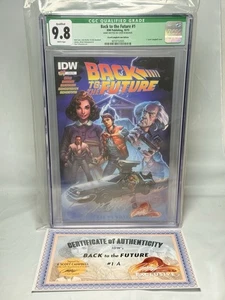 Back to the Future 1 CGC 9.8 J Scott Campbell Store Edition IDW Publishing - Picture 1 of 4