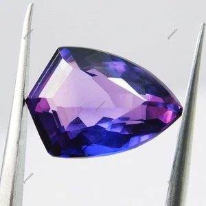 Piedras preciosas sueltas certificadas de alejandrita corte elegante natural 9,75 quilates cambio de color - Imagen 1 de 7