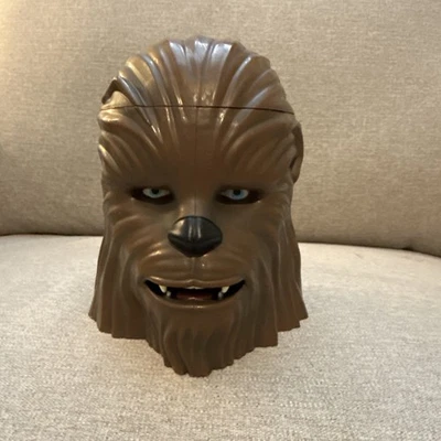Taza de plástico marrón wookie de 6" exclusiva de Star Wars Chewbacca parques Disney - Nueva Foto 1 de 4