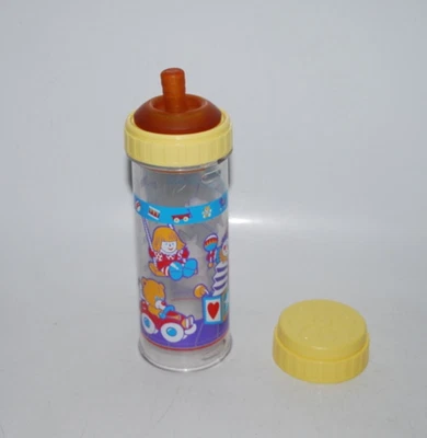 Vintage Playtex Decorated Nurser 8oz Baby Bottle – Flat Top Nipple Drop-In Used - Image 1 of 4