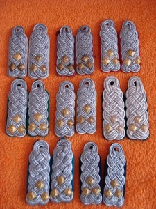 Schulterstücke der NVA, 8 x Oberst verschiedener Waffengattungen. - Bild 1 von 6