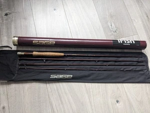 Sage ZXL 8ft 6ins 5wt 4 piece Smooth Medium Action Fly Rod, used - Picture 1 of 12