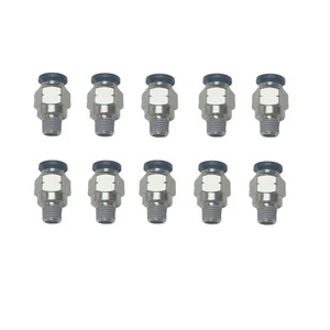 PNEUMATIC Push to Connect Fitting 5/32 Inch Tube OD x 1/16 Inch NPT Thread Ma... - Picture 1 of 1
