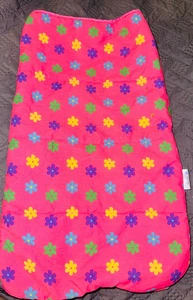 Build a Bear Sleeping Bag Pink Flowers Reversible Accessory - Picture 1 of 2