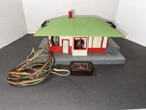 American Flyer Mystic Station S Gauge Train Station With Button !LOOK! - Picture 1 of 10