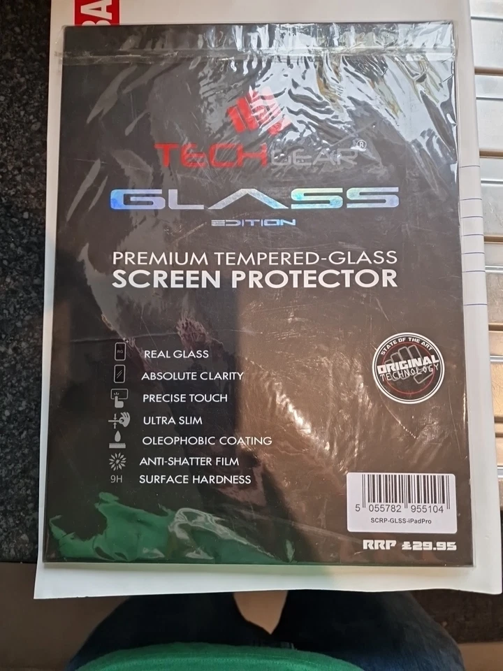 APPLE IPAD PRO Perfect Fit Premium Tempered Glass Ultra Clear Screen Protector - Image 1 of 2