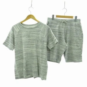 3dots Three Dots Setup Top Bottom T-shirt Shorts Pants Easy Short Sleeve L Used - Picture 1 of 9