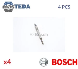 0 250 202 032 ENGINE GLOW PLUGS BOSCH 4PCS FOR CHEVROLET TRACKER 2.0 TDCI AWD 2L - Picture 1 of 9