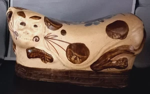 Antico cuscino scalda poggiatesta cinese in ceramica per gatti Cizhou - Foto 1 di 15