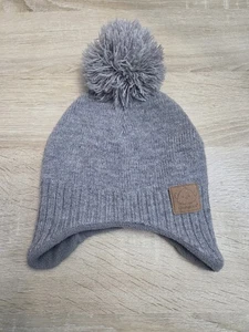 Keababies Muff Strickmütze (grau) für Kinder. Maße siehe Bilder.  - Bild 1 von 7