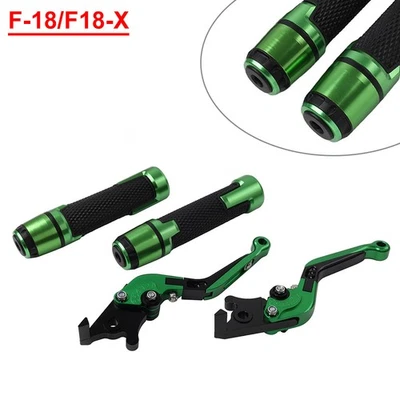 Green Brake Clutch Levers Handlebar Grips Sets For BMW C650GT C600 SPORT 2011-16 — 第 1/4 张图片