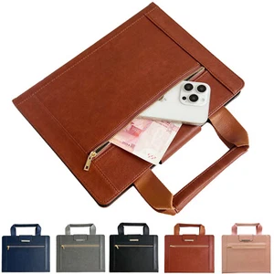 For iPad Pro 13/11/Air/mini 6/7/iPad 10.2" Hand Bag Smart Leather Wallet Case  - Picture 1 of 41