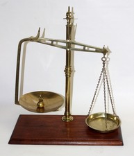 Antique Brass Medical Scales by Degrave & Co. Circa 1900