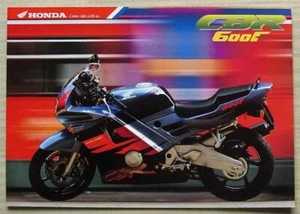 HONDA CBR600F (ED TYPE) MOTORCYCLE Sales Brochure Nov 1993 #HMI-BR712 - Picture 1 of 4