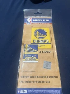 Golden State Warriors 2022 NBA World Champions 12.5x18 Double Sided Garden Flag - Picture 1 of 3