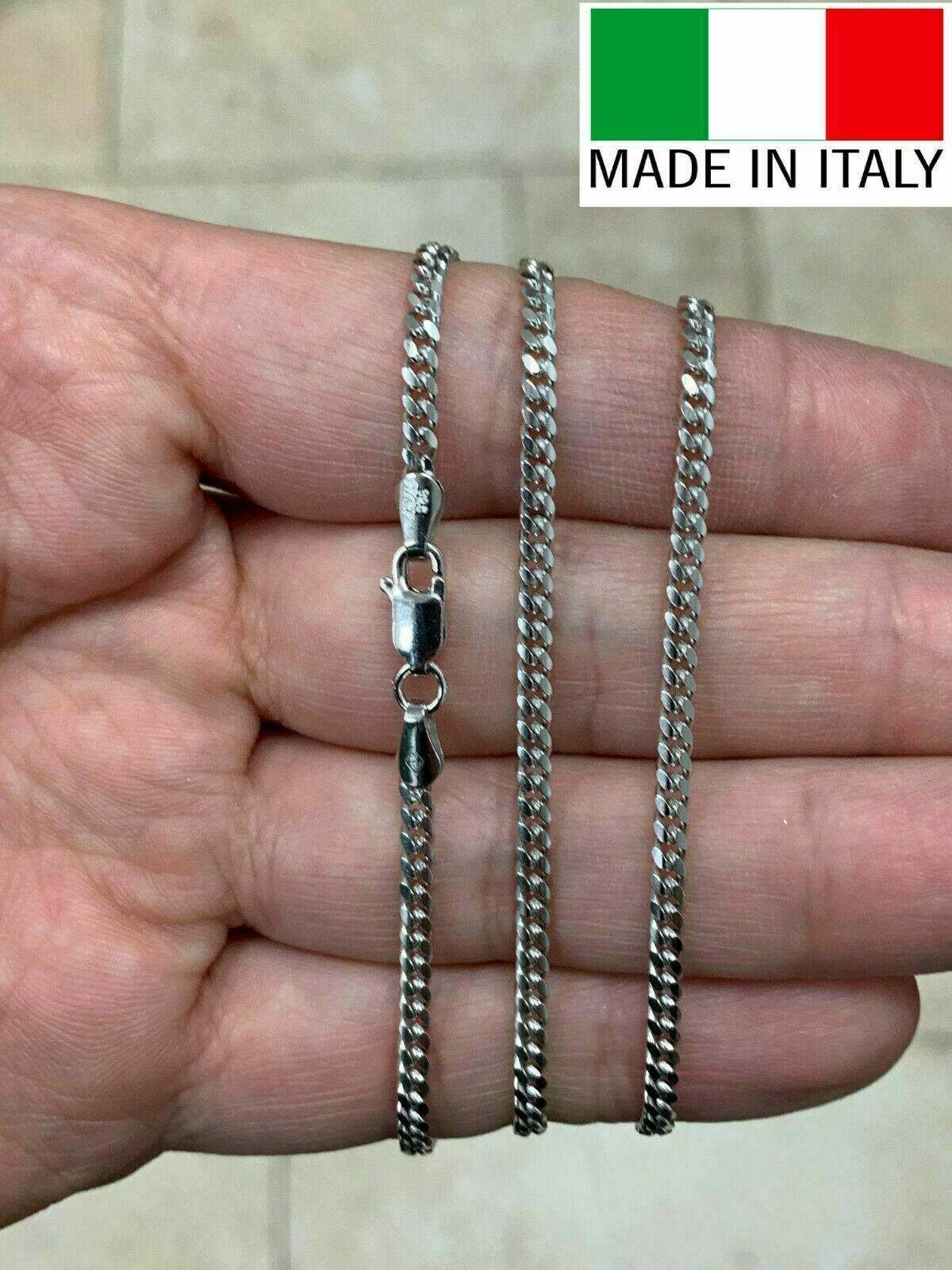 Real Miami Cuban Link Chain Or Bracelet 