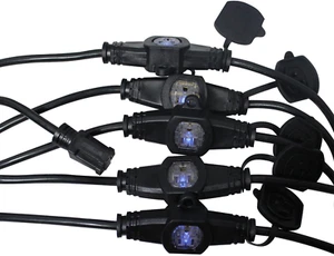 ProX XC-MEP14-326 32' Ft Male NEMA 110VAC to 6-Outet Female Edison 14/3AWG Cable - Picture 1 of 4