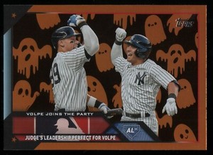 2023 Topps Update US269 Judge and Volpe Ghost Foil SP Award Winners