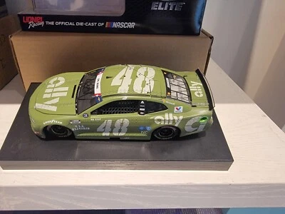 2020 Jimmie Johnson #48 Ally Patriotic/Coke 600 1:24th Scale ELITE Camaro - Image 1 of 4