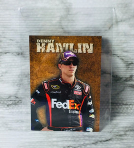 2010 Wheels Main Event #FC 11/25 DENNY HAMLIN Fight Card Mini NASCAR!