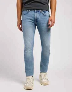LEE JEANS UOMO Luke Low Stretch in Pool Days DENIM SLIM 112349206 - Foto 1 di 5