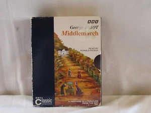 4 CASSETTE AUDIO BOOK MIDDLEMARCH BY GEORGE ELIOT - Foto 1 di 2