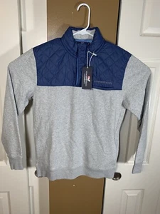 Vineyard Vines Performance Snap Placket Shep Shirt Gray Heather Men's Small - Picture 1 of 3
