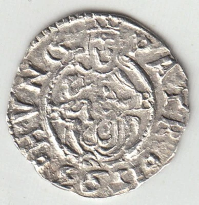 Hungary Rudolf Silver  1 Denar 1593  EH 811 - Image 1 of 4