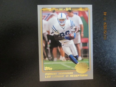 MARVIN HARRISON COLTS 2001 TOPPS SEASON HIGHLIGHTS CARD #289 - Image 1 of 2