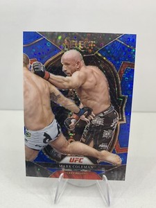 2023 Panini Select UFC Mark Coleman Concourse Blue Disco Prizm /49 #79